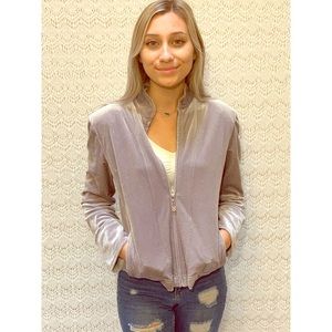 St. John zip up jacked with crystal details